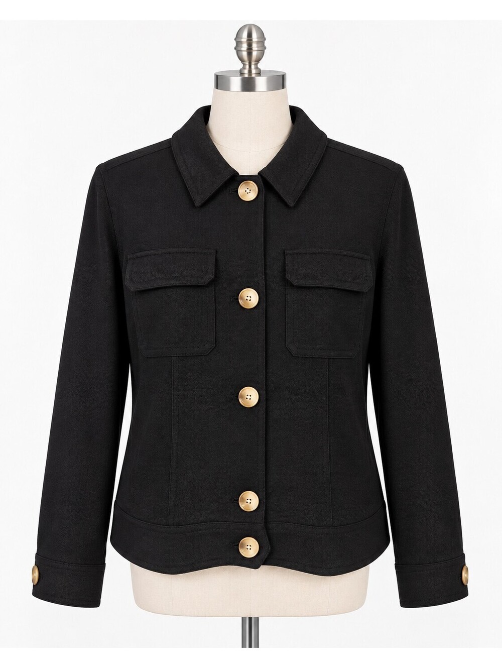 Chico's Black Jacket Size 4 Plus 20/22